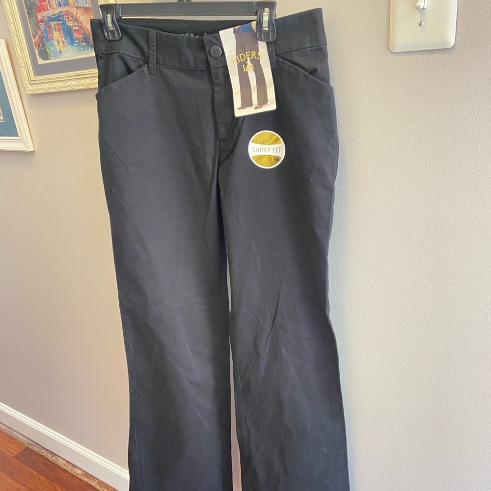 Lee Black Straight Fit Pants